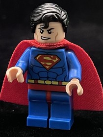 Lego Superman Minifigure sh0003a Darkseid Invasion 76028 Spongy Cape DC