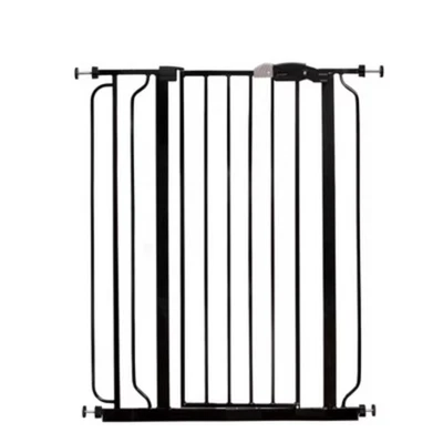 Regalo Extra Alto Fácil Paso Metal Paseo Puerta para Bebé - Negro Foto 1 de 3