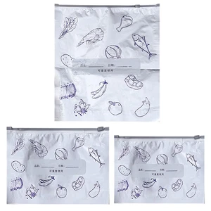 Bolsas de almacenamiento de alimentos de 30 piezas bolsas reutilizables bolsillos deslizantes bolsas de papel de aluminio - Imagen 1 de 15