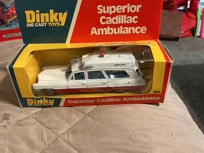 DINKY ЛИТЫЕ ИГРУШКИ ПРЕВОСХОДНЫЙ CADILLAC СКОРОЙ ПОМОЩИ #288 НОВЫЙ - Изображение 1 из 4