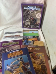 AD&D 2nd Edition Castles Box Set 1056 TSR Advanced Dungeons & Dragons - Picture 1 of 9