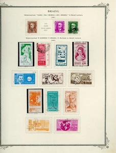 BRAZIL Selections on Scott Specialty Album Page Lot #46 - SEE SCAN - $$$ - Picture 1 of 1