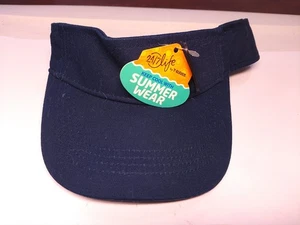 Golf visor hat dark blue NWT adjustable - Picture 1 of 4