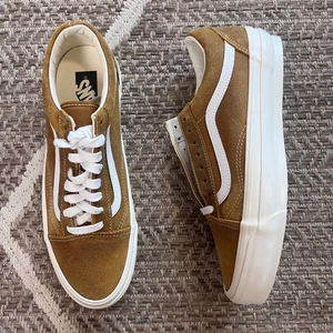VANS Old Skool 36 Wax Leather Golden Bro Mens Sz 10.5 - Picture 1 of 7