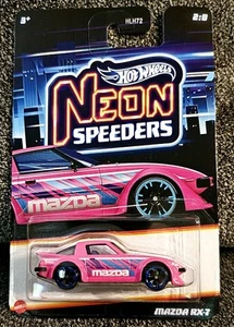 New Hot Wheels Neon Speeders MAZDA RX-7 2:8 - Picture 1 of 6