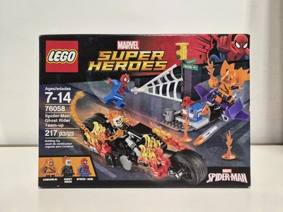 LEGO Marvel 76058 Spiderman Ghost Rider Team-Up Motorcycle Hobgoblin Glider NEW - Image 1 of 4
