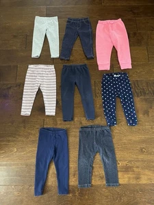 Baby Kleinkind Mädchen Größe Leggings/Jeans Paket/Konvolut 8 Größe 18 Monate - 24 (2T) Monate - Bild 1 von 5