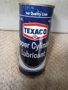 Texaco Super Cilindro Lubricante 4oz Lata Completa Gasoil Publicidad - Imagen 1 de 6