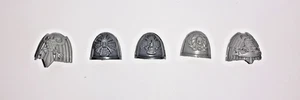 Vanguard Veterans Shoulder Pads x 5 - 40K Space Marine Bits / Parts / Spares - Picture 1 of 1