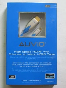 Auvio 5ft High-speed HDMI with ethernet to micro HDMI cable 1500371 - Picture 1 of 2