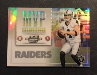 2017 Panini Contenders Derek Carr Optic MVP Contenders /99 #MVP-8 - Image 1 of 3