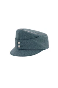 Zweiter Weltkrieg Deutsche Polizei Gebirgsjager Bergmütze Offizier Wolle Feldkappe L - Bild 1 von 2