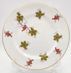 Royal Victoria England Fine Bone China Grapes & Leaves Dessert Salad Plates - Picture 1 of 4