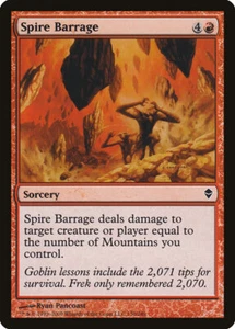 4x Spire Barrage - Casi nuevo/lp - Bloque Zendikar - SPARROW MAGIC - Imagen 1 de 1