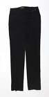fashionelle Womens Black Polyester Trousers Size S L30 in Regular
