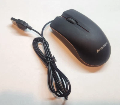 Lenovo M20 Wires Business USB Mini Optical Mouse, 3-button wheel - Image 1 of 4