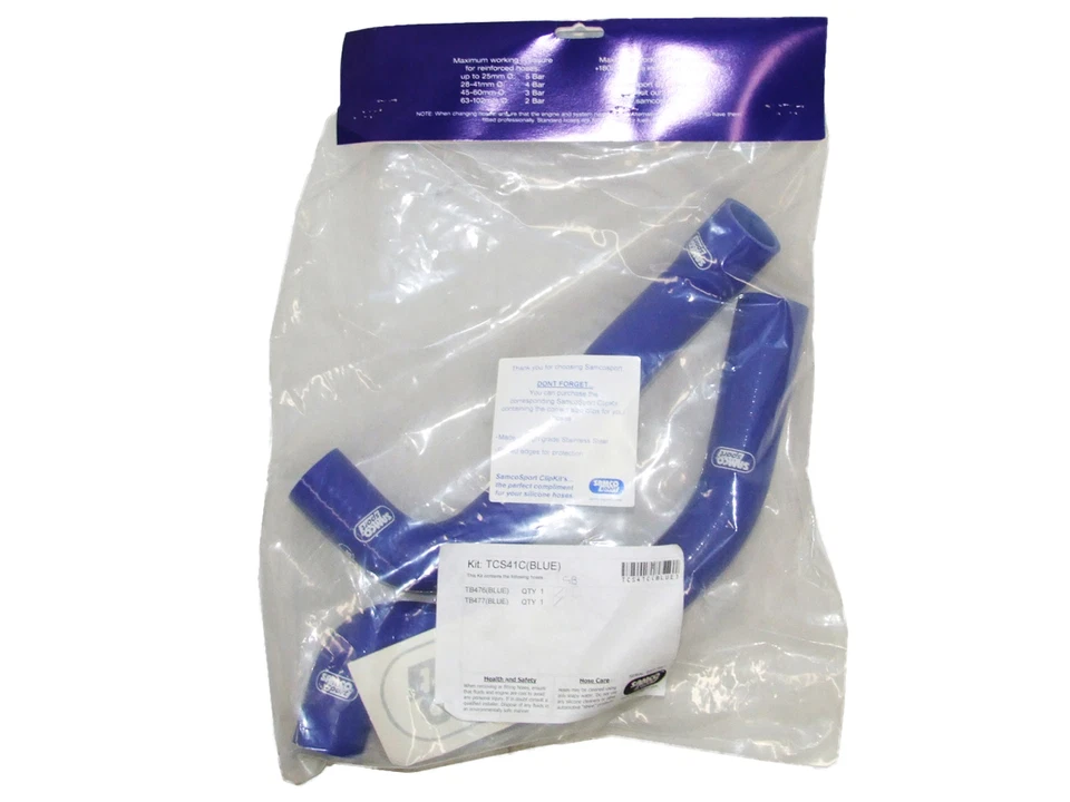 Mangueras de refrigerante de radiador de silicona Samco para 92-99 BMW E36 318i 1.9 azul Foto 1 de 1