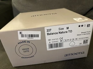 Amoena 227 Balance Natura Thin Oval Compensation Shell Size-M Breast Form - Picture 1 of 4