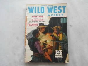 WILD WEST WEEKLY JANUARY 10/1942~WESTERN PULP~STREET & SMITH V.G. - Picture 1 of 4