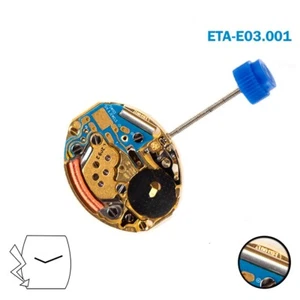 ETA E03.001 Longines L.209.2 SWISS MOVEMENT, GOLD COLOR , WITHOUT HOUR WHEEL. - Picture 1 of 2