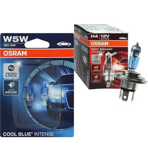 OSRAM NIGHT BREAKER UNLIMITED H4 +110% W5W COOL BLUE INTENSE SET Glühbirne Lampe - Bild 1 von 8