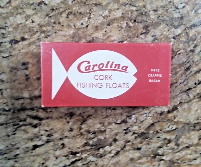 VINTAGE CAROLINA CORK FISHING FLOATS STRING CORK 1.5" & 2.5" BOBBERS NOS LOT J - Image 1 of 4