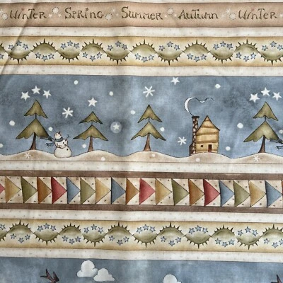 IT'S ELEMENTARY by Jacqueline Paton Red Rooster Fabrics Rows- BY THE HALF YARD - Image 1 of 4