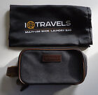 Canvas Travel Bag Toiletry Bag 3 Compartments + Laundry Bag IQTravels