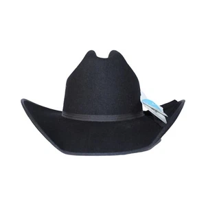 Brand New NWT M&F Black 100% Wool Western Products Cowboy Hat Youth M Med Medium - Picture 1 of 9