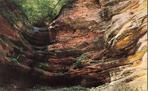 St Louis Canyon Starved Rock State Park Illinois Postcard - Picture 1 of 2