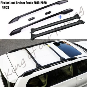4pcs roof rack cros bar fits for Land Cruiser Prado FJ150 2010-2021 baggage rack - Picture 1 of 8