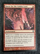 Quest for the Goblin Lord Worldwake Near Mint/Light Played MTG Magic