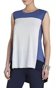 NEW BCBGMAXAZRIA ALLSION SLEEVELESS COLOR BLOCKED TOP WCJ1S596/B282A SIZE S - Picture 1 of 3
