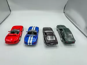 Lot of 4 Diecast 1:24 Scale Cars- Dodge Vipers. Camaro, BMW Maisto Burago - Picture 1 of 8
