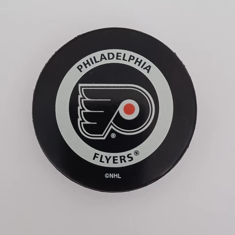 PHILADELPHIA FLYERS OFFICIAL GAME PUCK INGLASCO NHL Cover