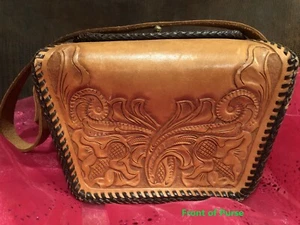 Hand Tooled Leather Ornate Handbag -Gorgeous!! @@ - Picture 1 of 6
