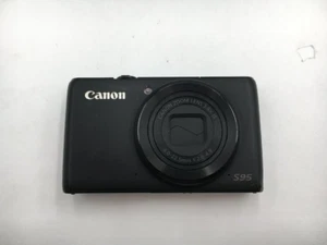 Canon Powershot S95 Black 10.0MP Digital Camera English Language From Japan Used - Picture 1 of 6