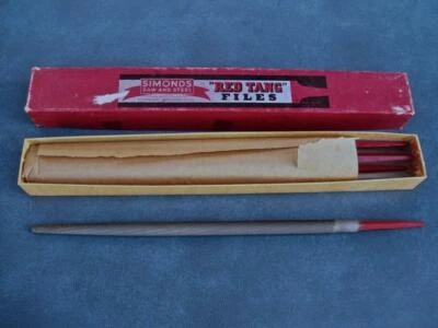 SIMONDS RED TANG FILES  ( LOT OF 6 ) 12" ROUND BASTARD  FILES NIB # 40250 - Image 1 of 4