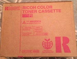 Genuine Ricoh Color Toner Cassette Type P1 Magenta 884902 New In Box - Imagen 1 de 4