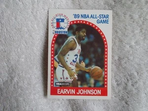 NBA Hoops 1989 "EARVIN JOHNSON" #166 All-Stars 89 & Lakers Trading Card n37 - Bild 1 von 2