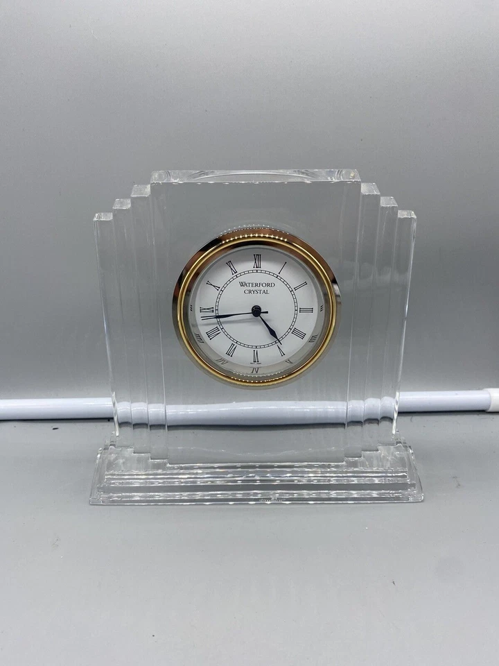 Reloj grande Waterford Crystal Metropolitan, sin caja/hecho en Irlanda/funciona perfecto Foto 1 de 4