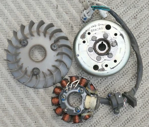 Original Yamaha Cygnus MBK Flame 125 (SE03) Lichtmaschine mit Polrad - Bild 1 von 3