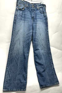 Ariat Denim Tomboy Wide Leg Damen 31R Ultra High Rise Button Fly Jeans (R1) - Bild 1 von 6