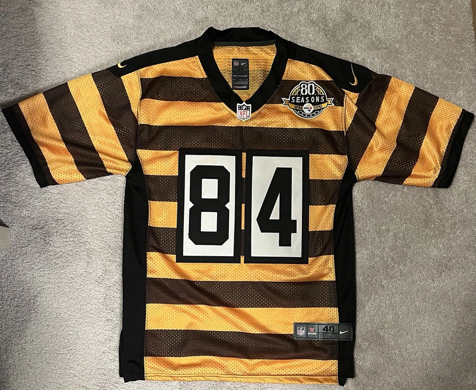 Мужская футболка Nike Pittsburgh Steelers Antonio коричневая с шмелем средний размер - Изображение 1 из 4