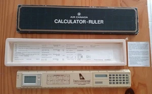 Vintage Air Canada Calculator Ruler In Original Box Intercontinental... - Picture 1 of 14
