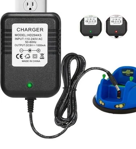 6V Battery Charger for Ride on Toys, Charger for Flybar/Kidzone Bumper Car, B... - Picture 1 of 1