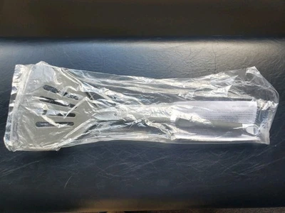 Pampered Chef Chef's Tool Gray Jumbo Slotted Nylon Turner Spatula HTF NIP - Image 1 of 3