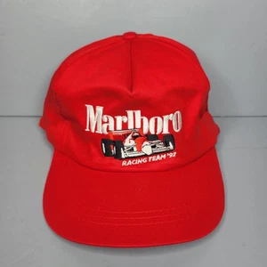 Gorra de Colección Marlboro Racing Team '92 Snapback Truckers Bordada Roja - Imagen 1 de 5