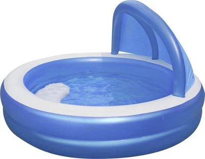 Bestway Family Pool Sonnenschutzdach Summer Days Ø 241 x 140 cm  Aufstellpool - Bild 1 von 4