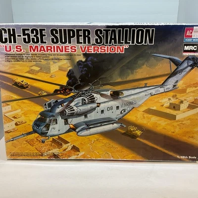 Academy 1/48 CH-53E Super Stallion Modelo Kit Contenido Sellado Versión Marines de EE. UU. Foto 1 de 4